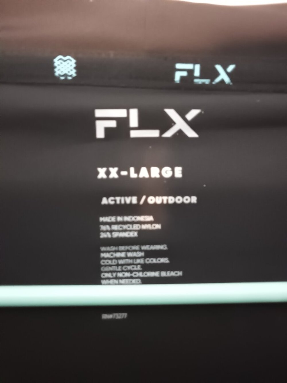FLX Men's Black Performance Hooded Jacket NWT - Picture 4 of 5